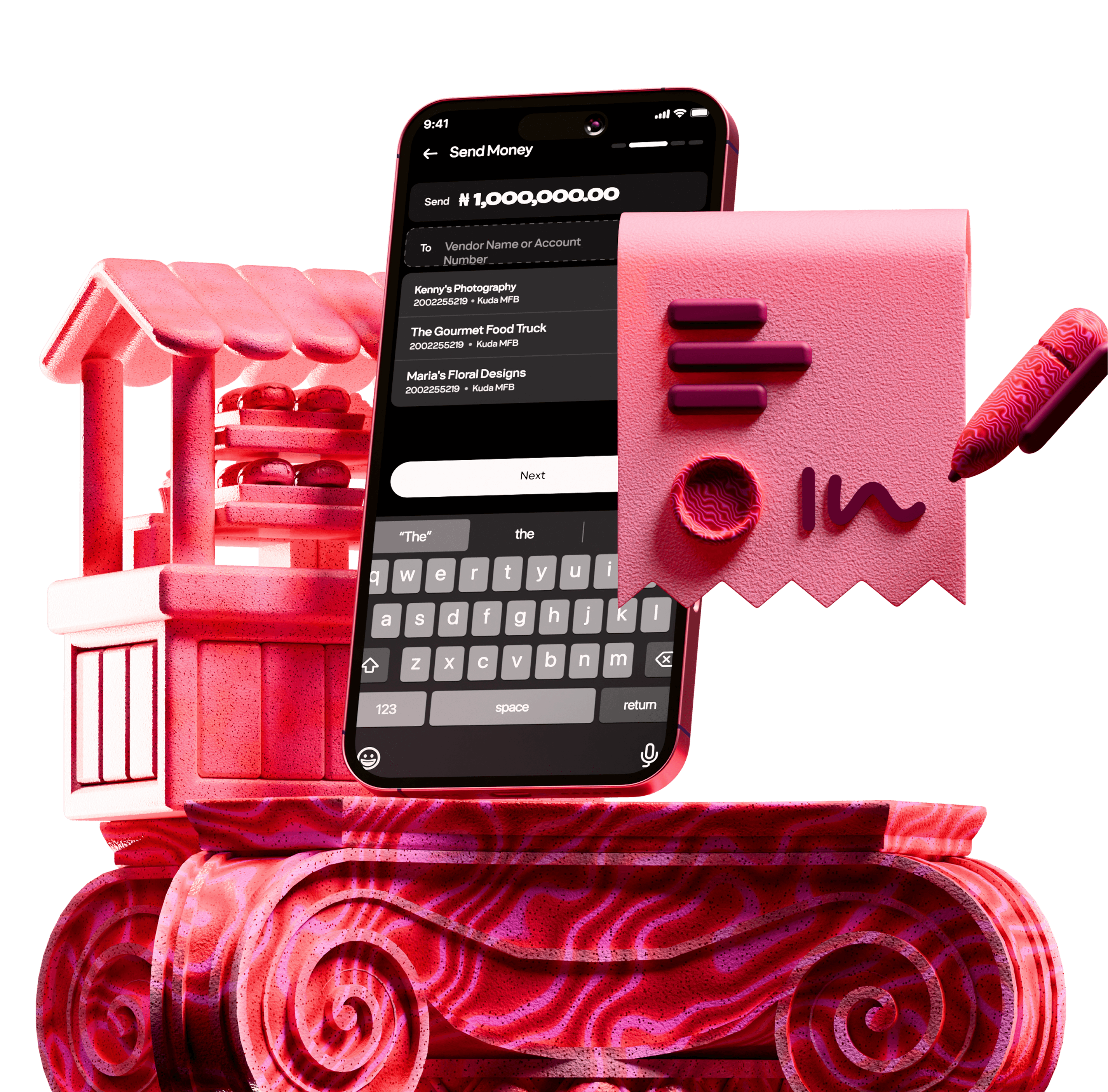 Vendor tools in Partyverse on mobile
