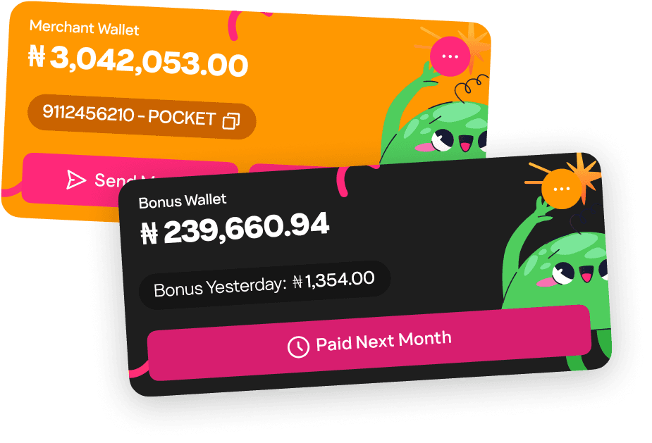 Vendor payments dashboard in Partyverse