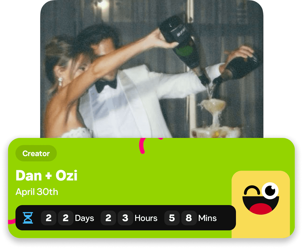 Wedding celebration scene used as page preview